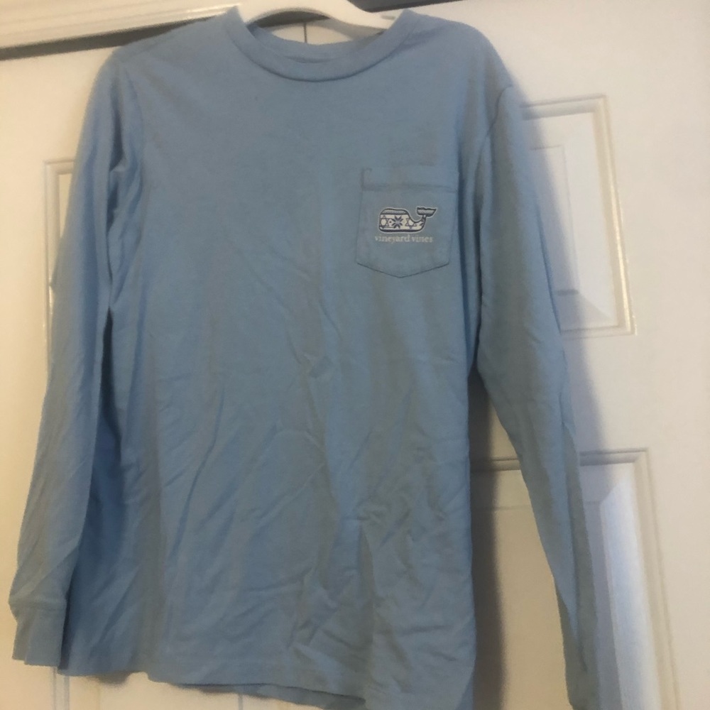 Vineyard Vines Kids Long Sleeve Hanukkah T-shirt